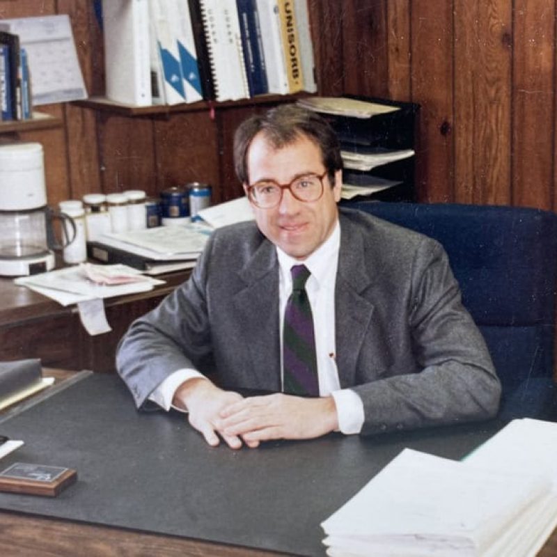 1979 Pat Copps at his desk