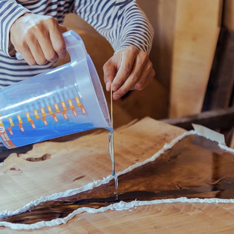 2020 - Craft Epoxy being poured - Timeline Photo